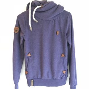 Purple Naketano hoodie xs
